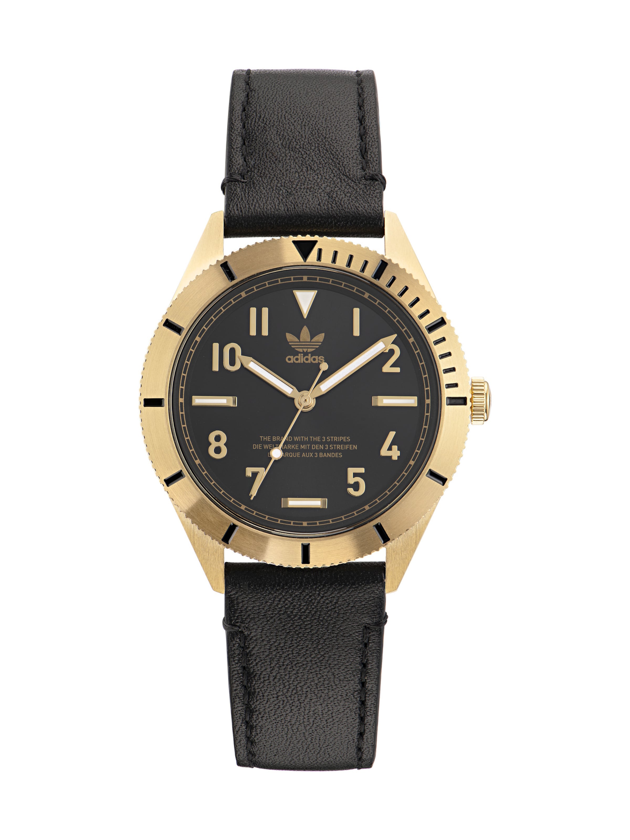 Adidas originals watch black and gold 2025