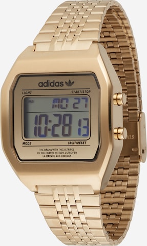 Montre digitale ADIDAS ORIGINALS en or : devant