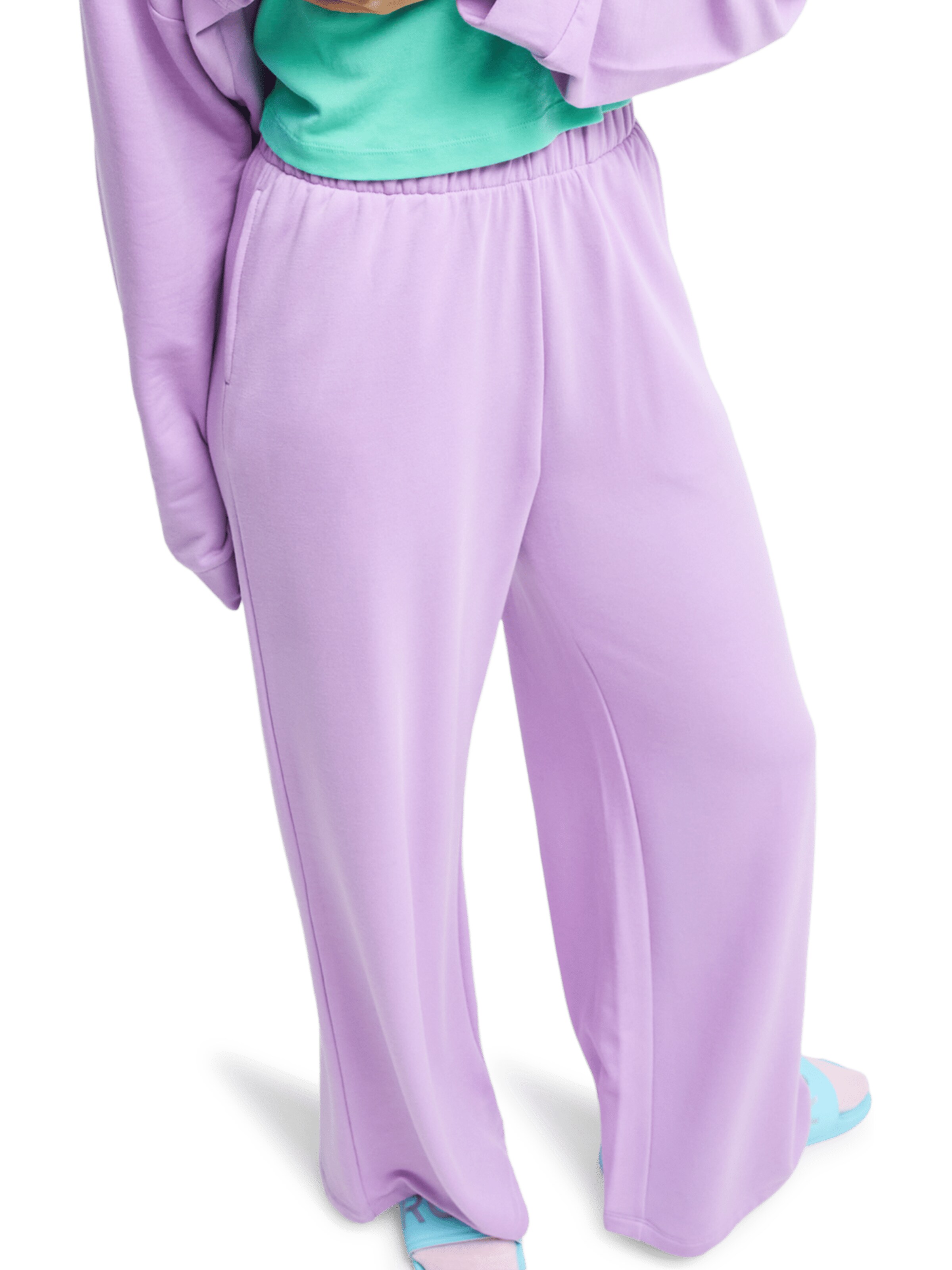 ROXY Wide leg Pants 'Surfing By Sunlight' in Purple