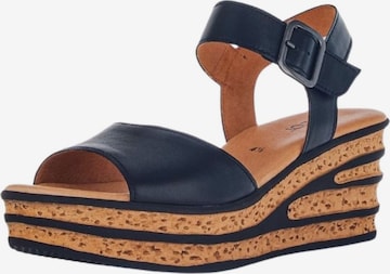 GABOR Sandaal in Zwart: voorkant