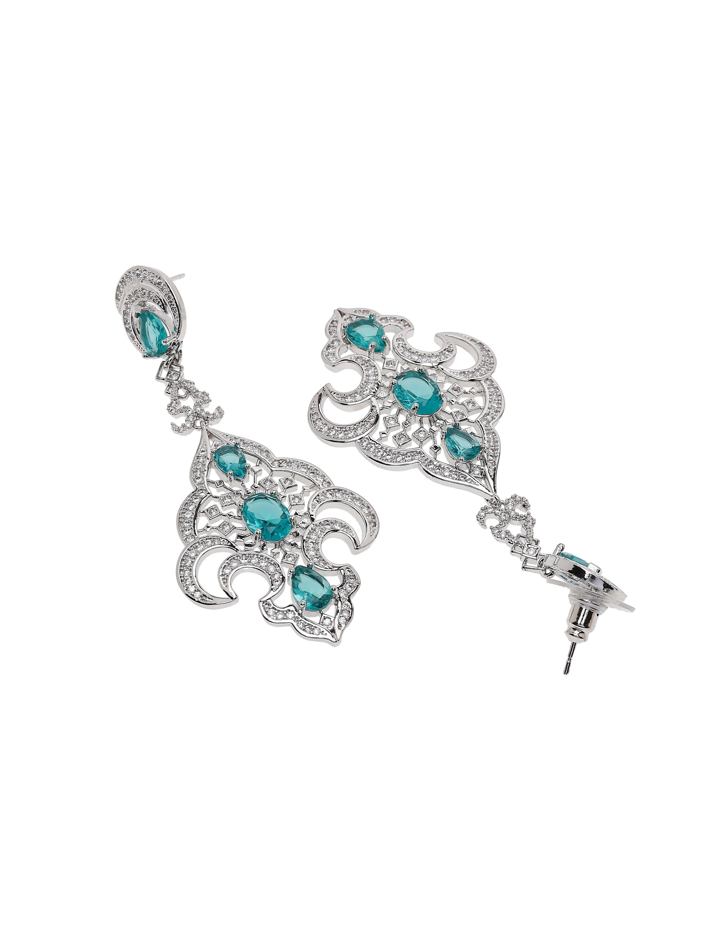 AVANT-GARDE PARIS Oorbellen 'Kristinaa' in Blauw