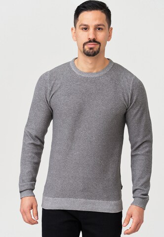 JEFF Sweater 'Crespo' in Grey: front