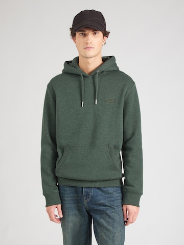 Superdry Sweatshirt 'Essential' i grønn: forside