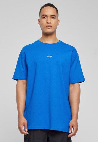 Merchcode Shirt 'Love' in Blue: front
