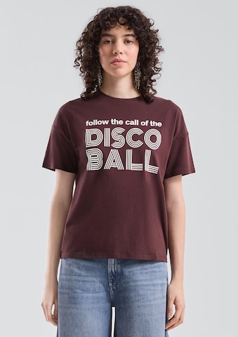 QS Shirt in Rot: Vorderseite