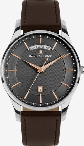 Jacques Lemans Analog watch in Brown: front