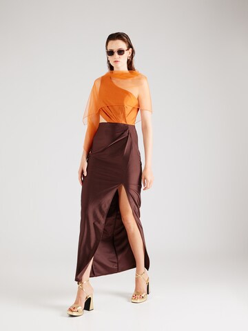 Unique Kleid in Braun