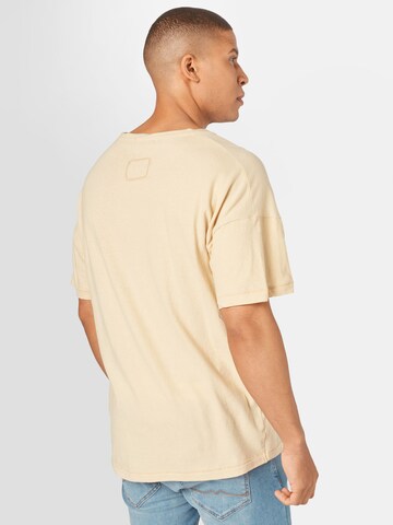 tigha Printshirt  ' Sky Eagle Arne ' in Beige