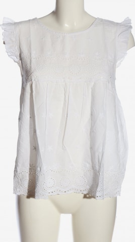 Effeny Kurzarm-Bluse in L in White: front