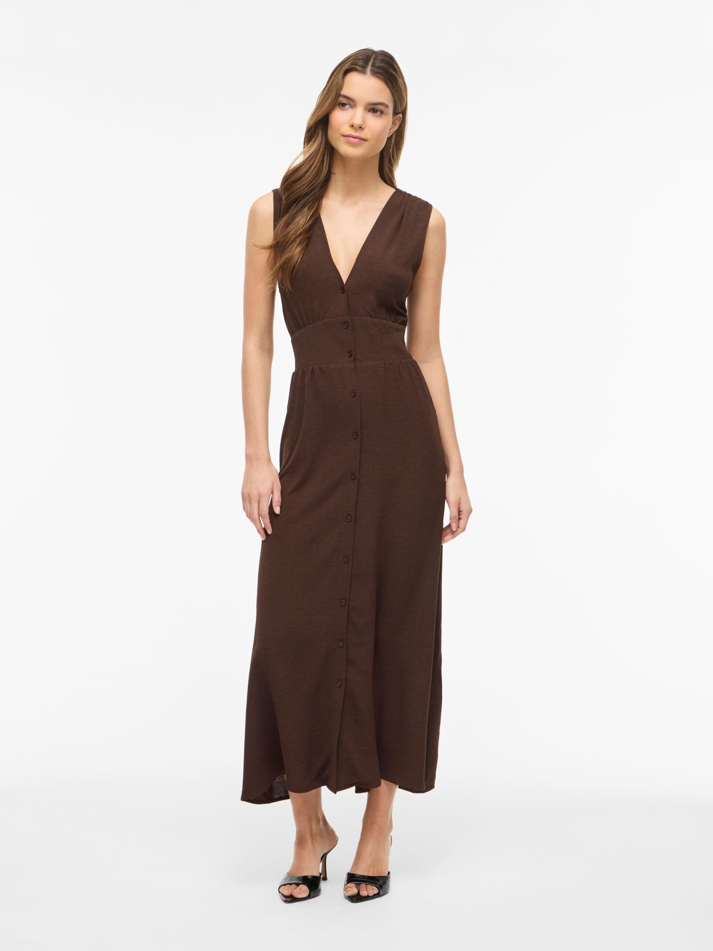 VILA Kleid in Braun
