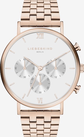 Liebeskind Berlin Uhr in Gold: Vorderseite