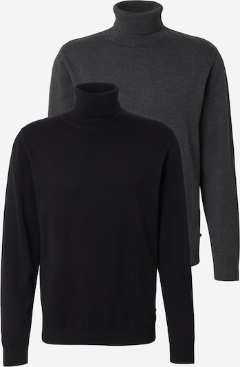 Megztinis 'JJEBASIC' iš JACK & JONES, spalva – margai pilka / juoda, Prekių apžvalga