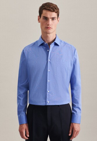 SEIDENSTICKER Regular Fit Business Hemd in Blau: predná strana