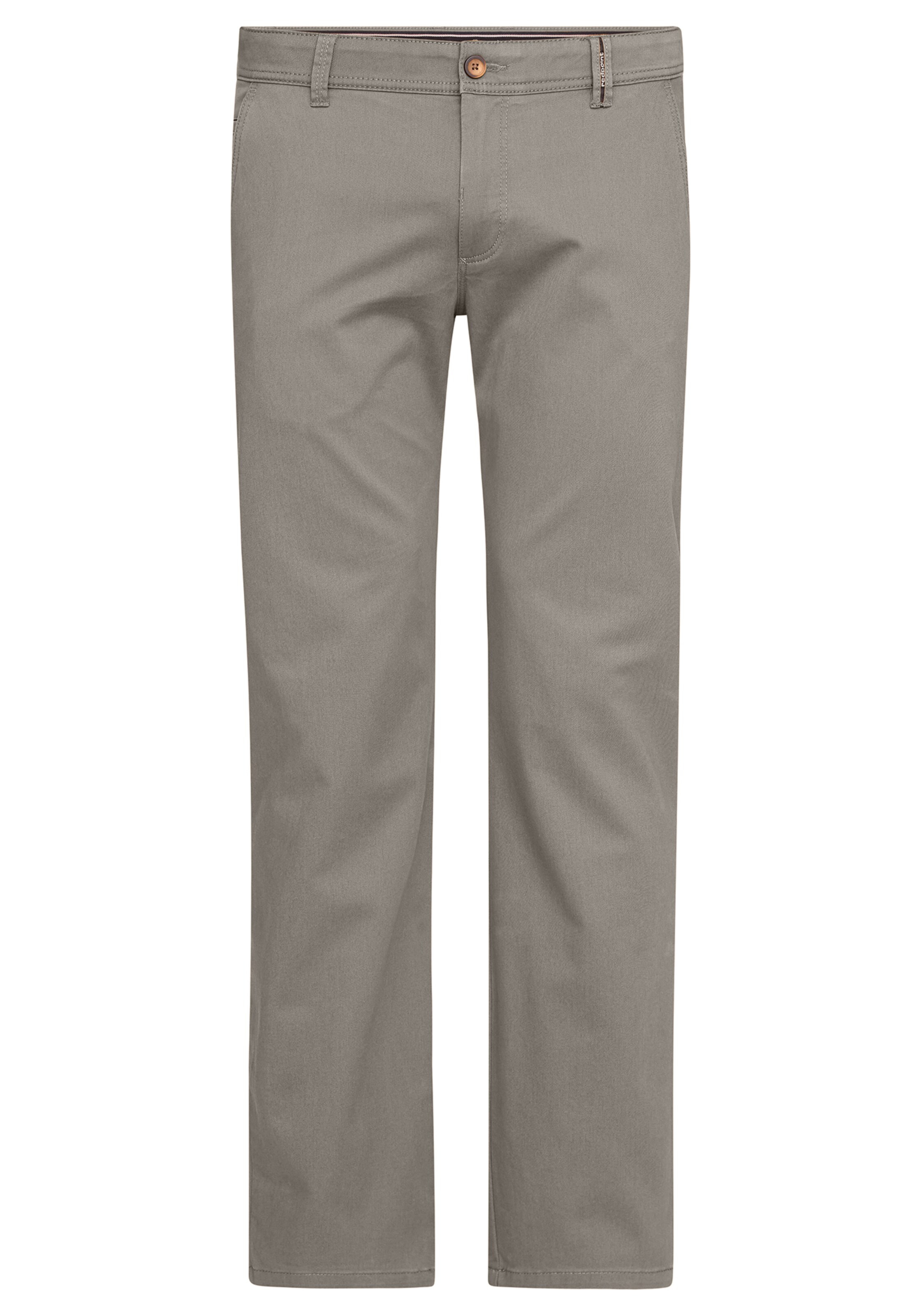 REDPOINT Slimfit Chinohose in Grau: Vorderseite
