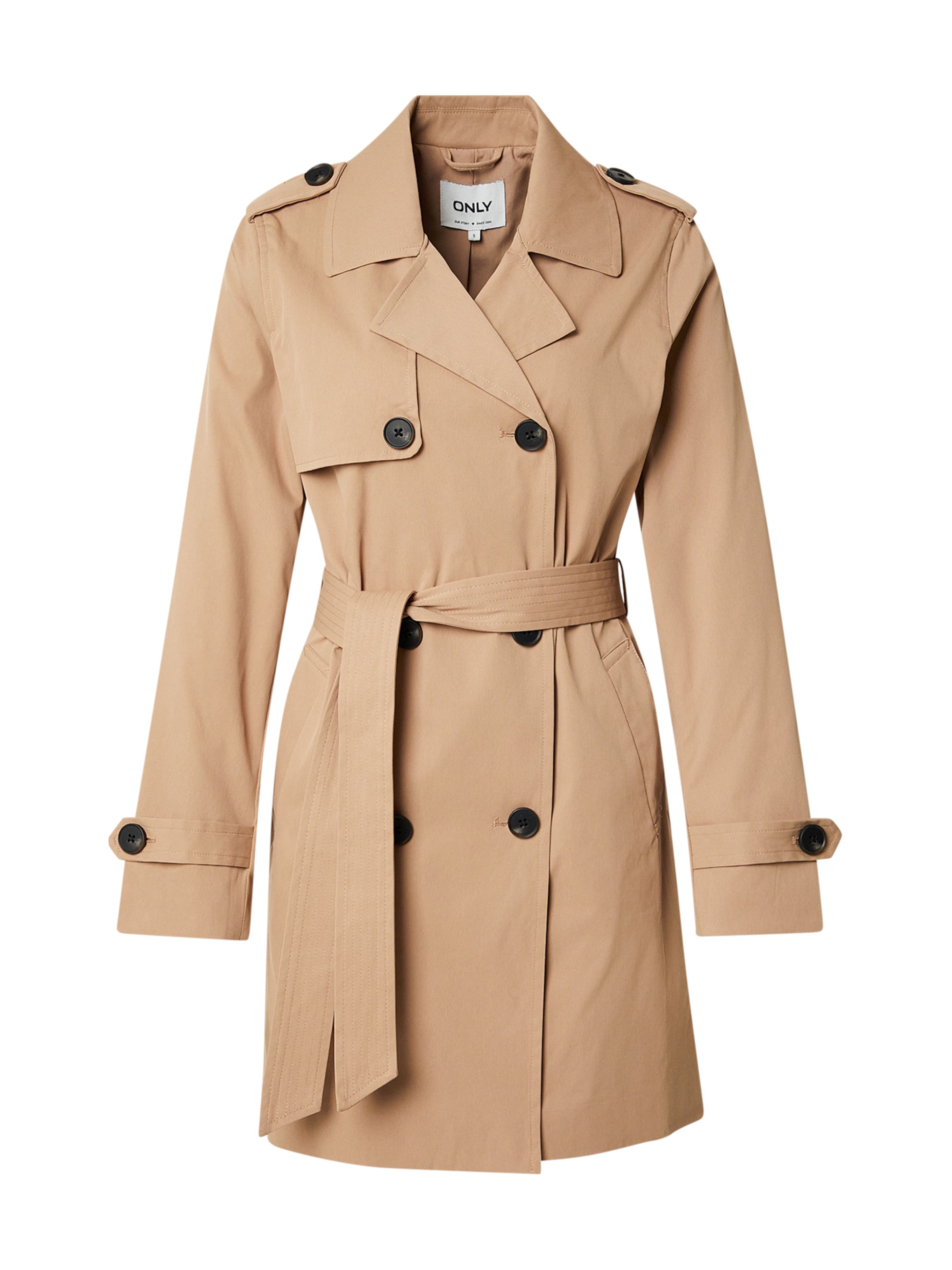 ONLY Manteau mi-saison 'ONLDISA' en beige foncé, Vue avec produit