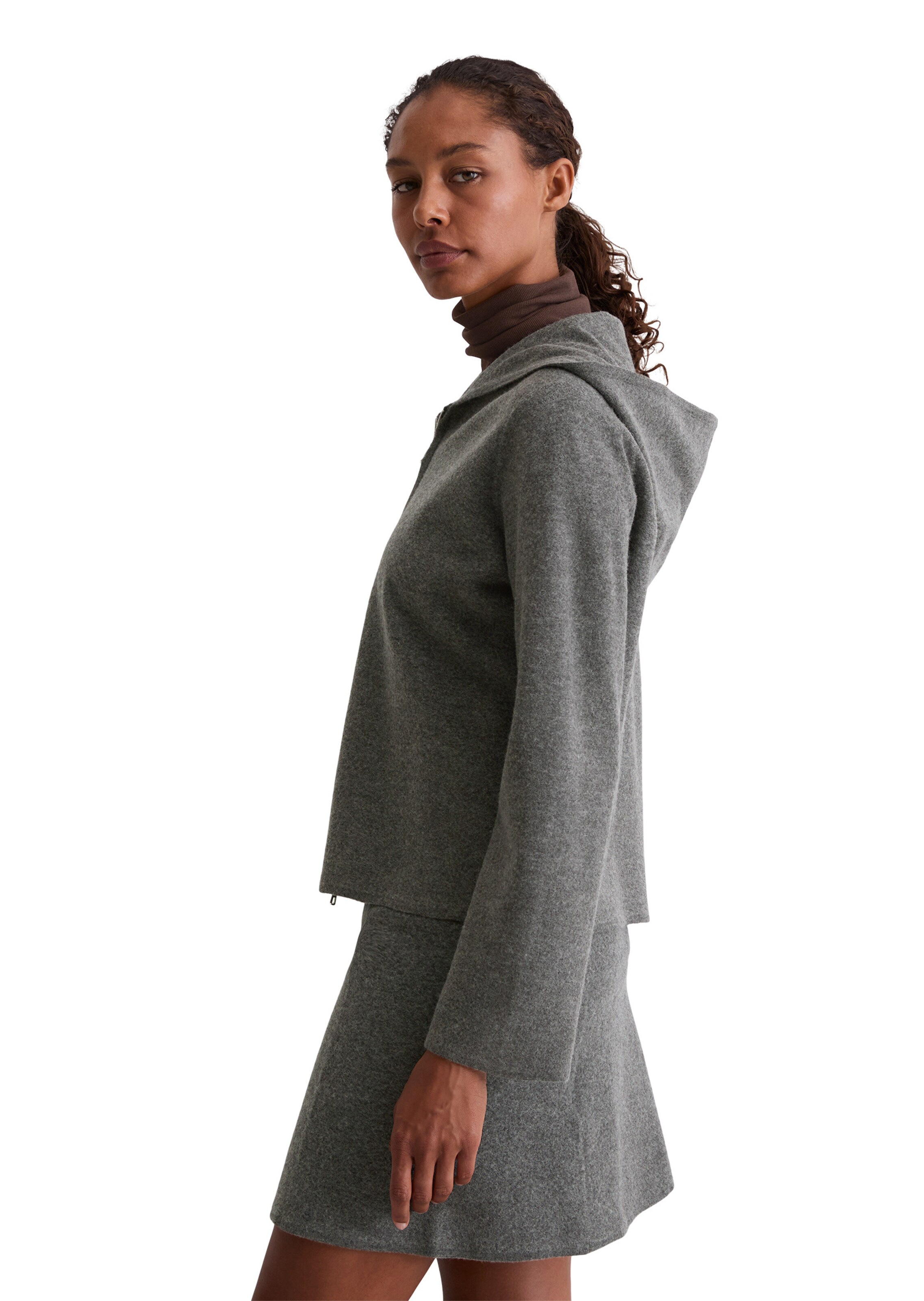 Marc O'Polo Strickjacke in Grau