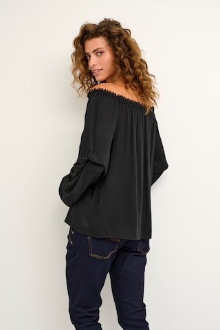 Cream Bluse in Schwarz