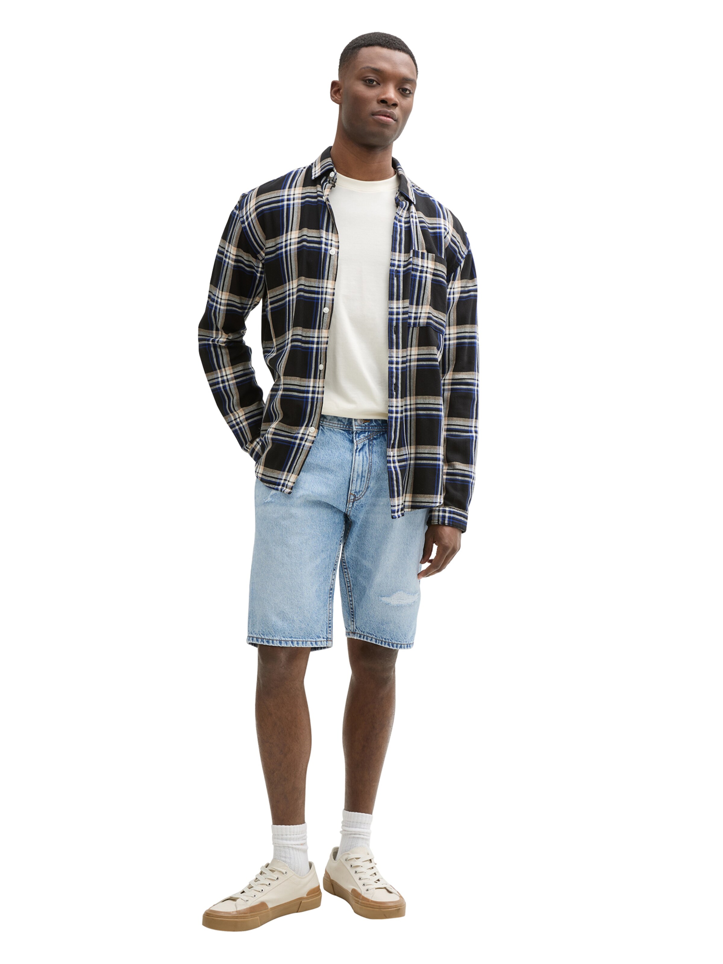 Slimfit Jeans 'Piers' de la TOM TAILOR DENIM pe albastru