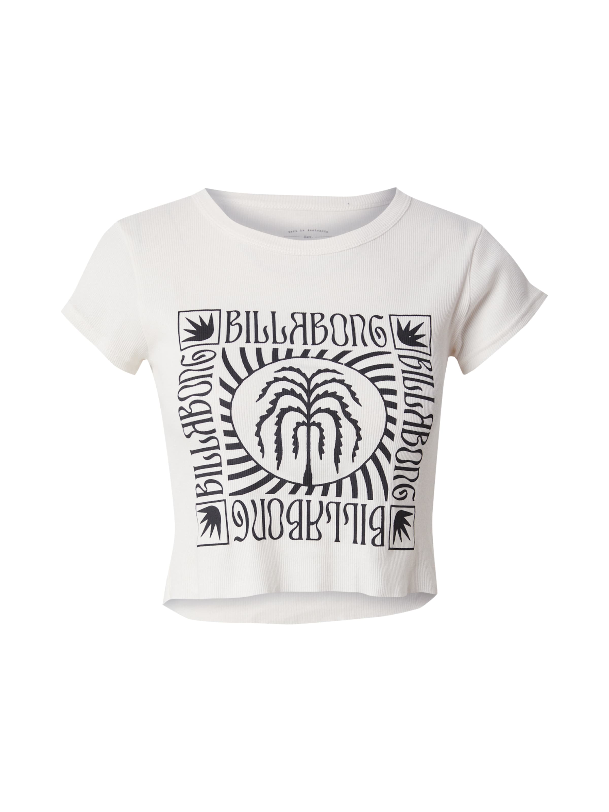 T-shirt 'SUN LOVERS' BILLABONG en blanc : devant