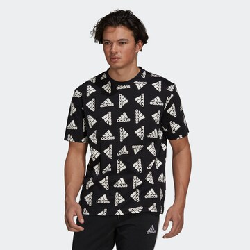 ADIDAS PERFORMANCE Performance shirt 'Essentials' in Black: front