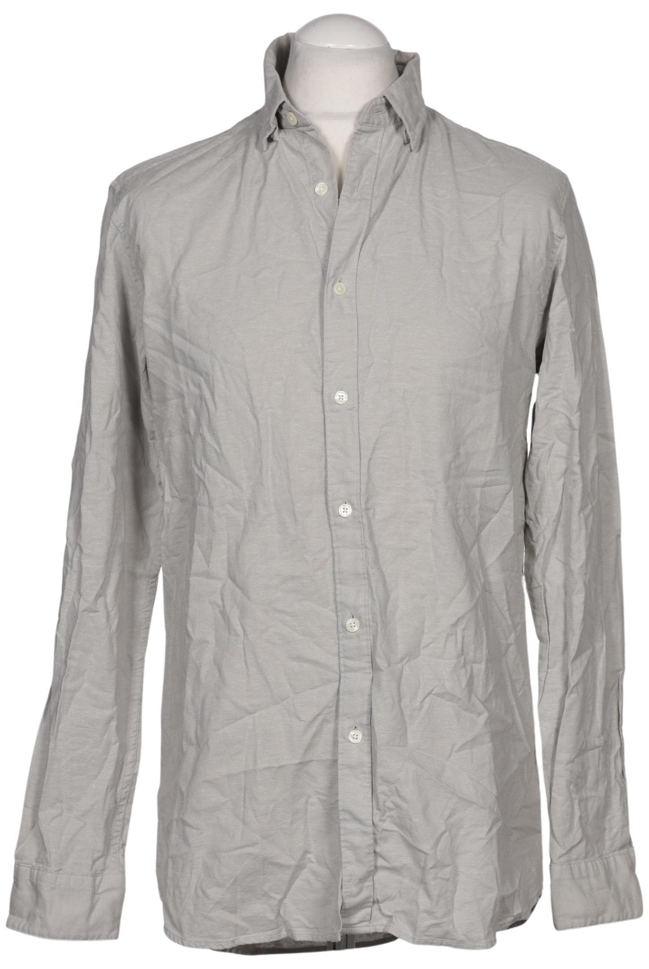 JACK & JONES Hemd L in Grau: Vorderseite