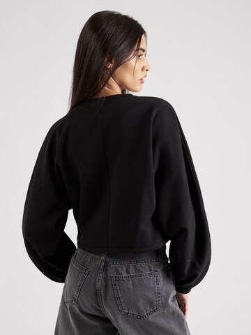 QS Sweatshirt in Schwarz