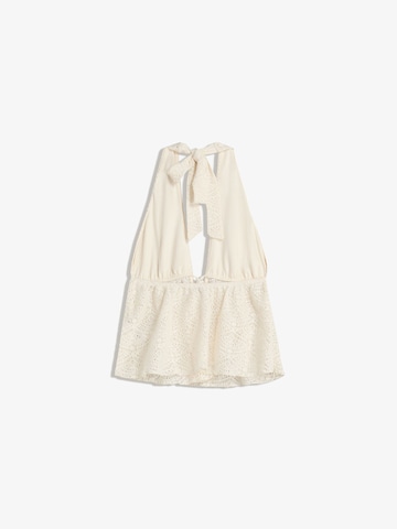 Bershka Top in Beige