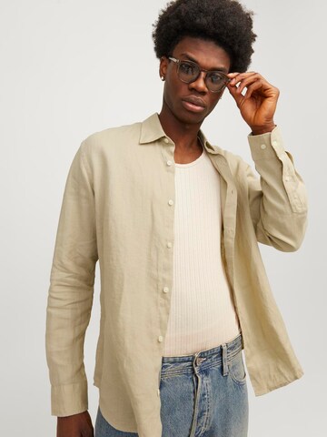 ruda JACK & JONES Standartinis modelis Marškiniai 'Lawrence'