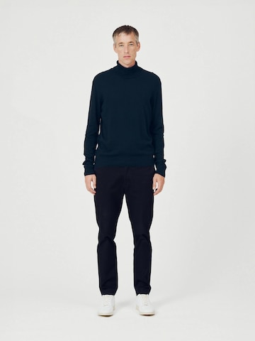 SANVT Pullover 'The Merino Roll Neck'‌‌‌‌‌‌ in Blau