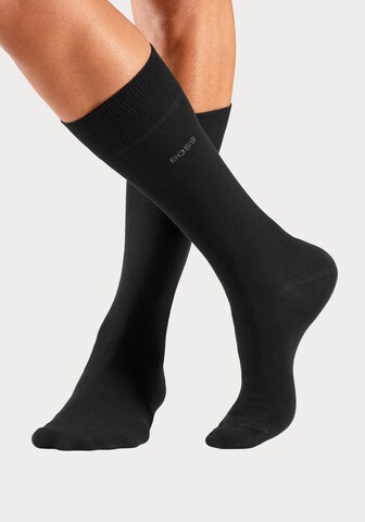 BOSS Socks in Black: front