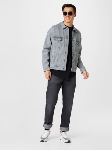 TOM TAILOR DENIM Jacke in Grau