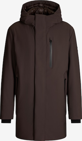 STRELLSON Between-season jacket 'Flex' in Brown: front