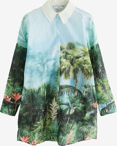 Next Puseromekko värissä vaaleansininen / vihreä / kuusi / pitaija, Tuotenäkymä