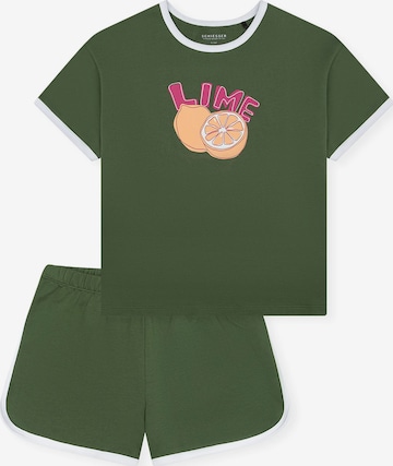 Pyjama ' Teens Nightwear ' SCHIESSER en vert : devant