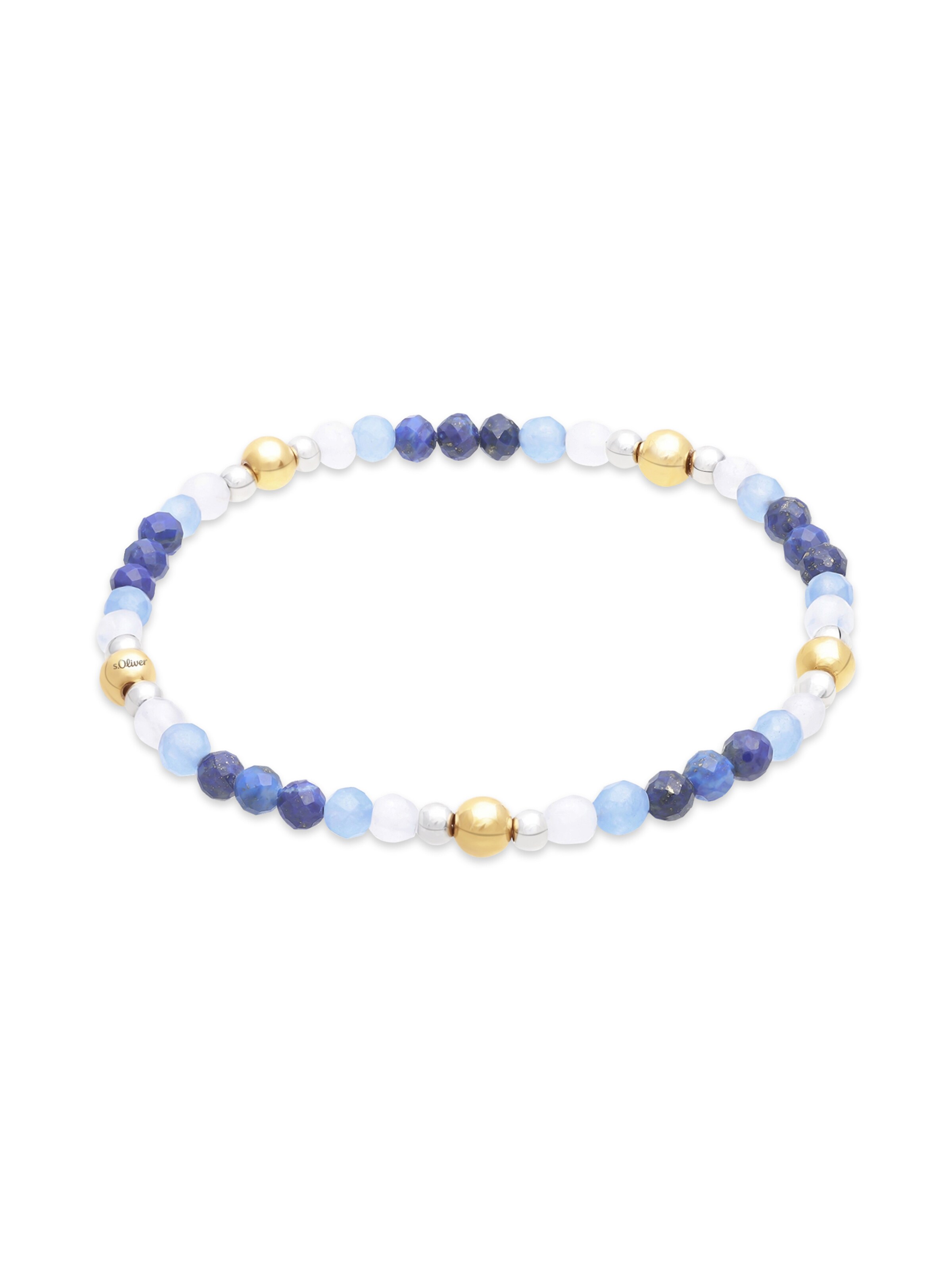 s.Oliver Bracelet in Blue: front
