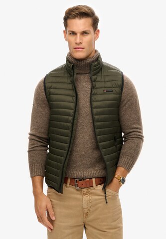 Superdry Weste 'Fuji' in Grün: Vorderseite