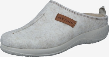 FLY FLOT Hausschuh in Beige: Vorderseite