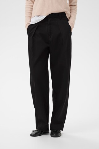 InWear Wide Leg Hose 'TinikkaIW' in Schwarz