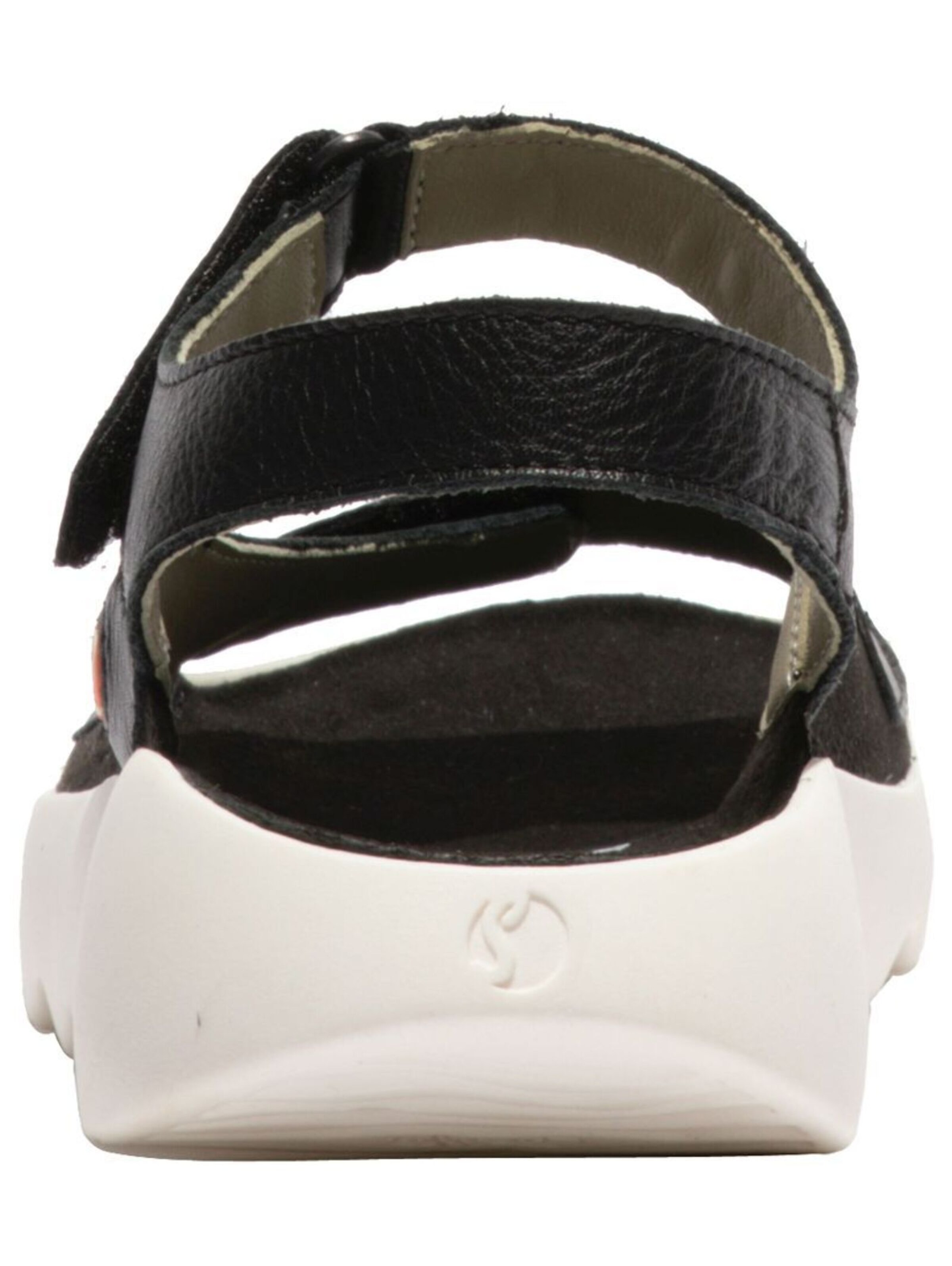 Softinos Sandalen met riem in Zwart