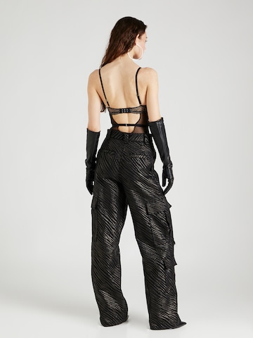 IRO Wide leg Cargo trousers in Black