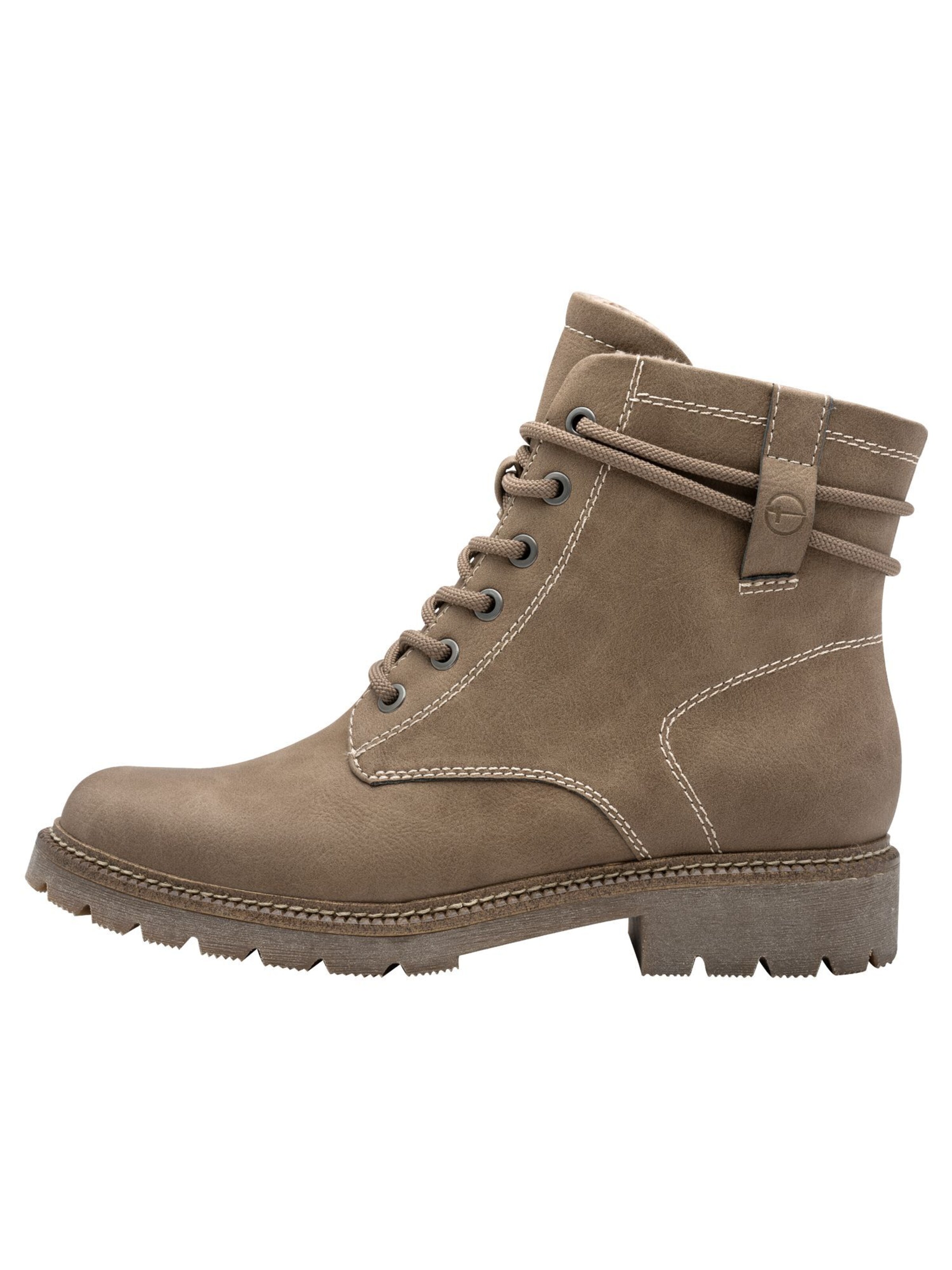 Bottines à lacets Tamaris en beige