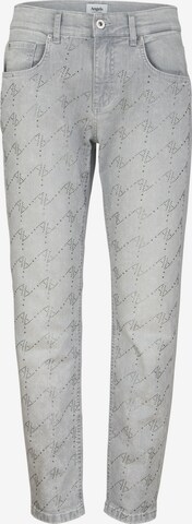 Angels Tapered Jeans in Grey: front