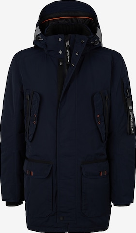 TOM TAILOR Between-Seasons Parka 'Rough' in Blue: front