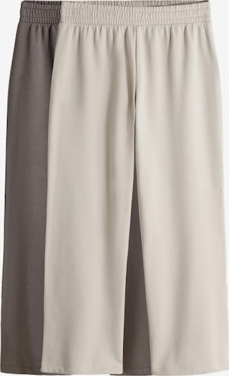 The Set Nohavice - krémová / hnedá melírovaná, Produkt