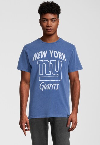 Recovered Shirt 'NFL NY Giants Logo' in Blue: front