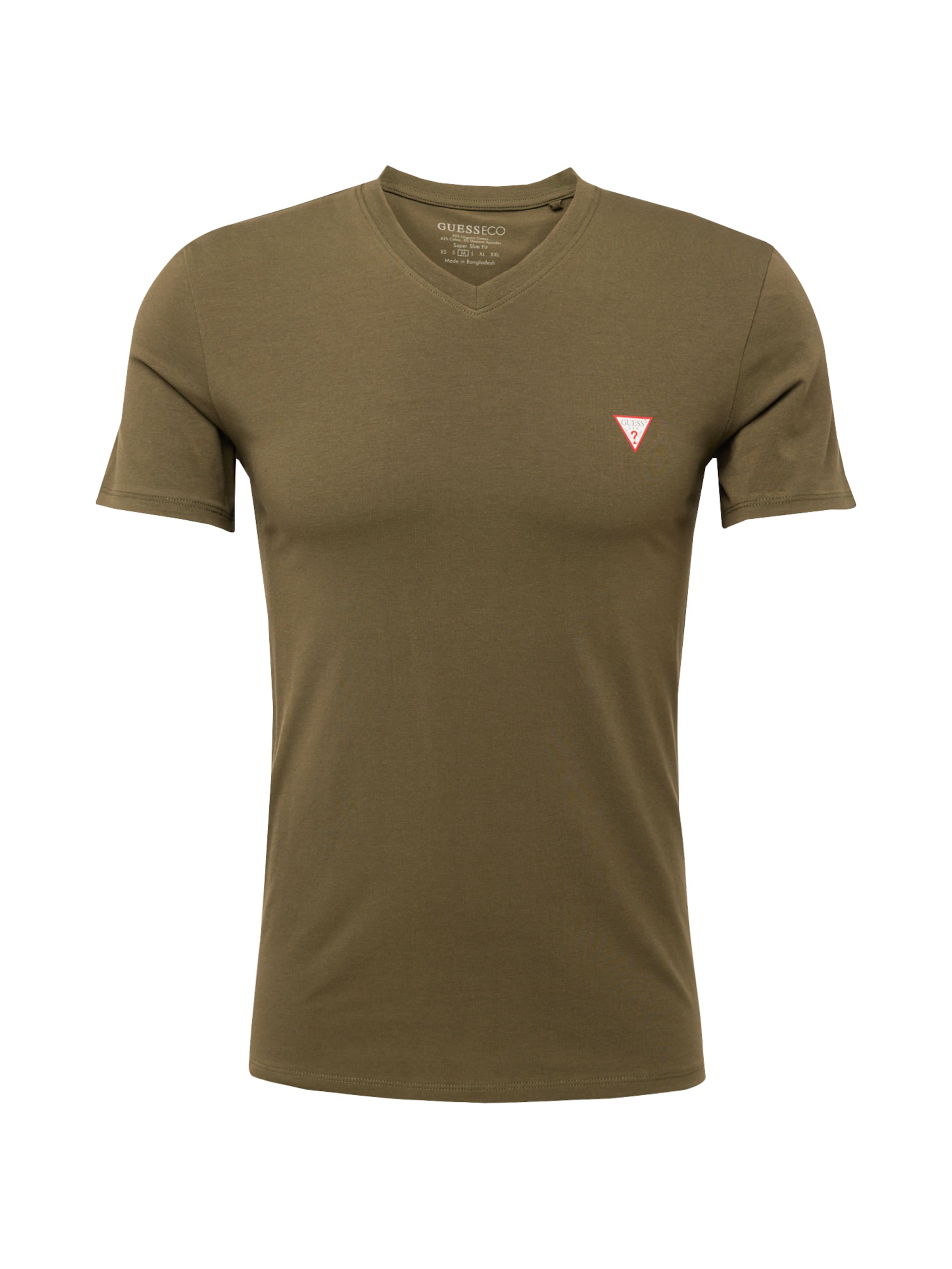 GUESS Μπλουζάκι σε πράσινο: μπροστά