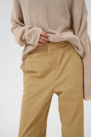 InWear Flared Broek 'DiazIW' in Geel