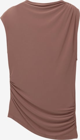 Haut Pull&Bear en marron : devant