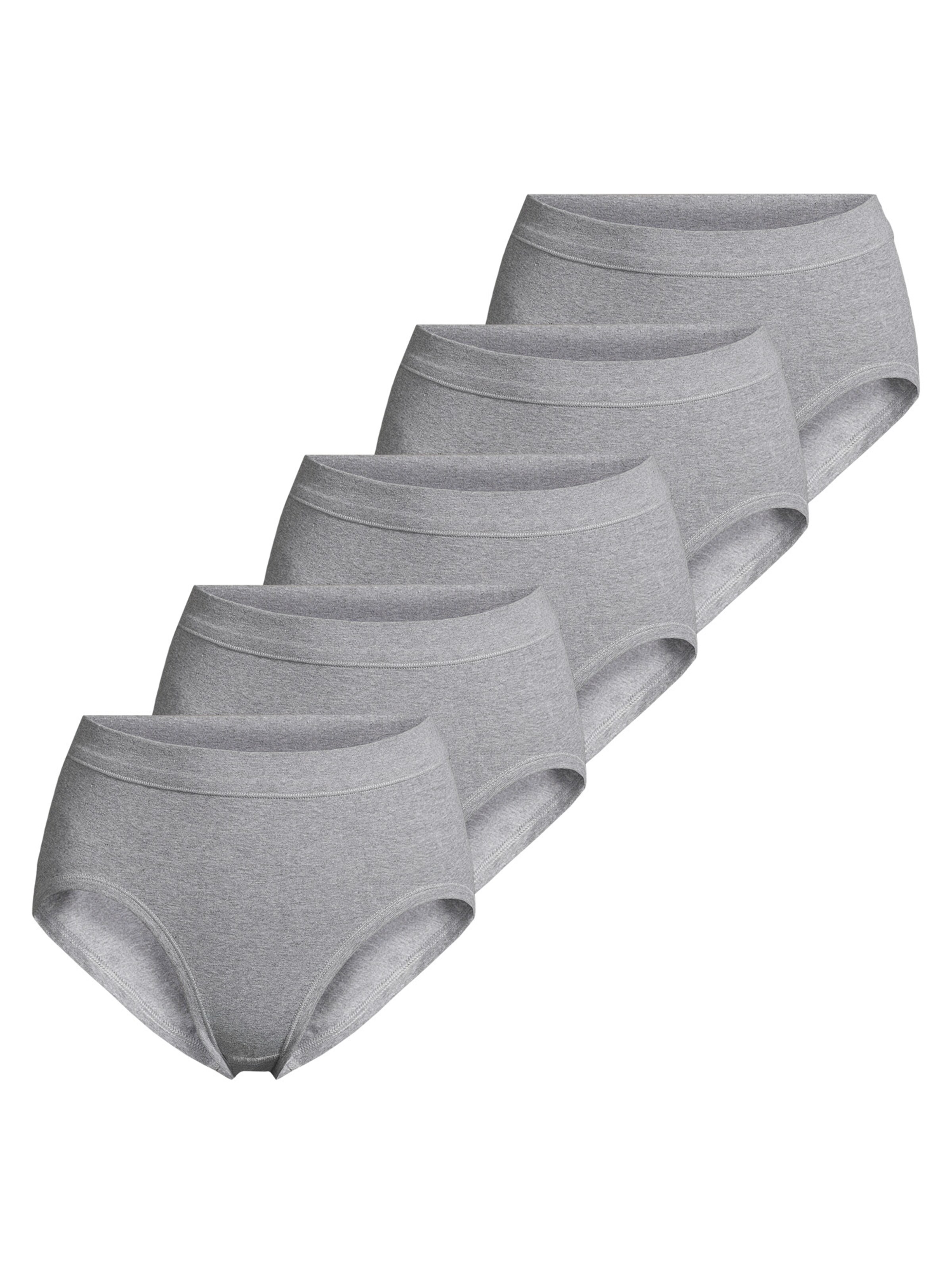 ESGE Panty 'Basic - Feinripp' in Grey: front
