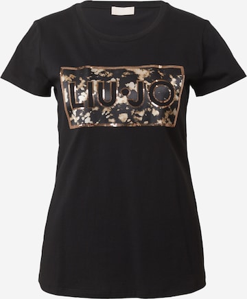 T-shirt Liu Jo en noir : devant